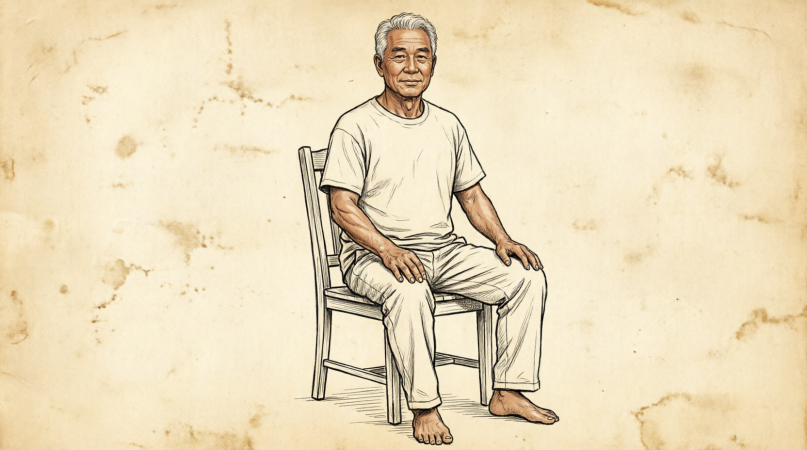 Tai Chi na Cadeira para Idosos — 10 Movimentos Suaves para Equilíbrio, Postura e Calma em Casa
